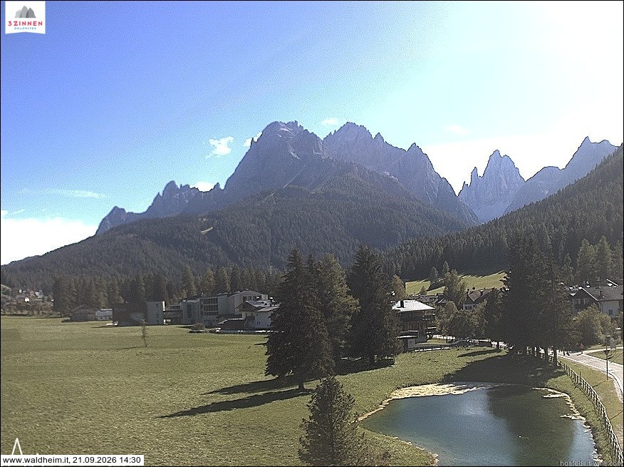 Archiv Foto Webcam Waldheim bei Sexten