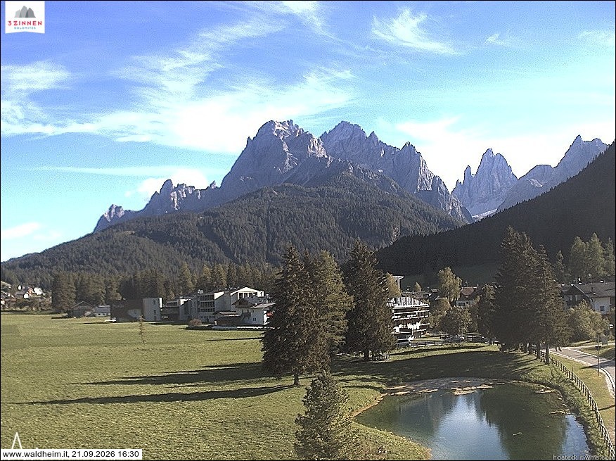Archiv Foto Webcam Waldheim bei Sexten