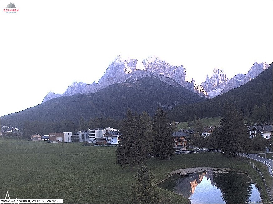 Archiv Foto Webcam Waldheim bei Sexten