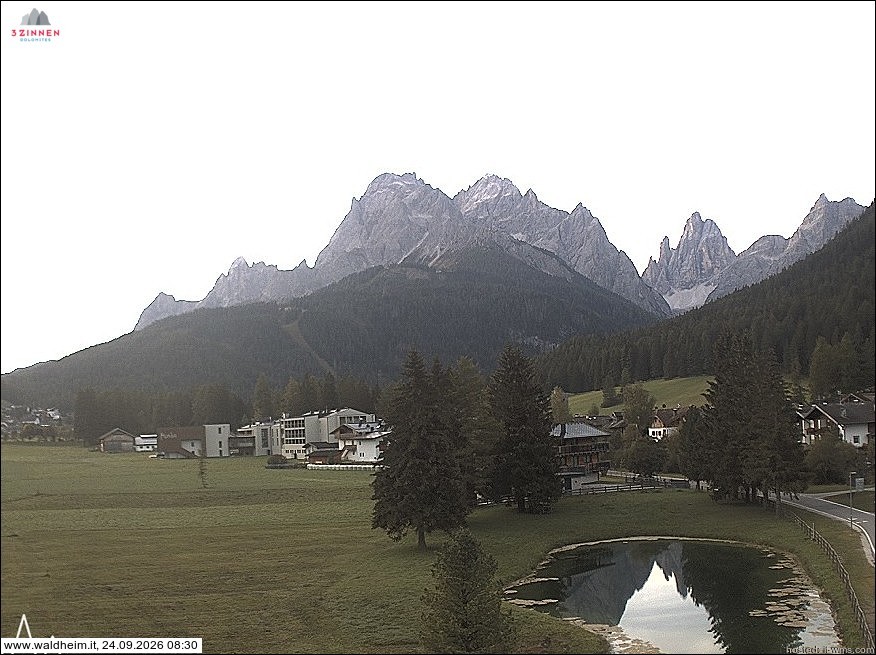 Archived image Webcam Waldheim (Sexten)