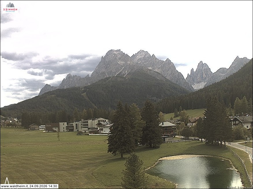 Archived image Webcam Waldheim (Sexten)