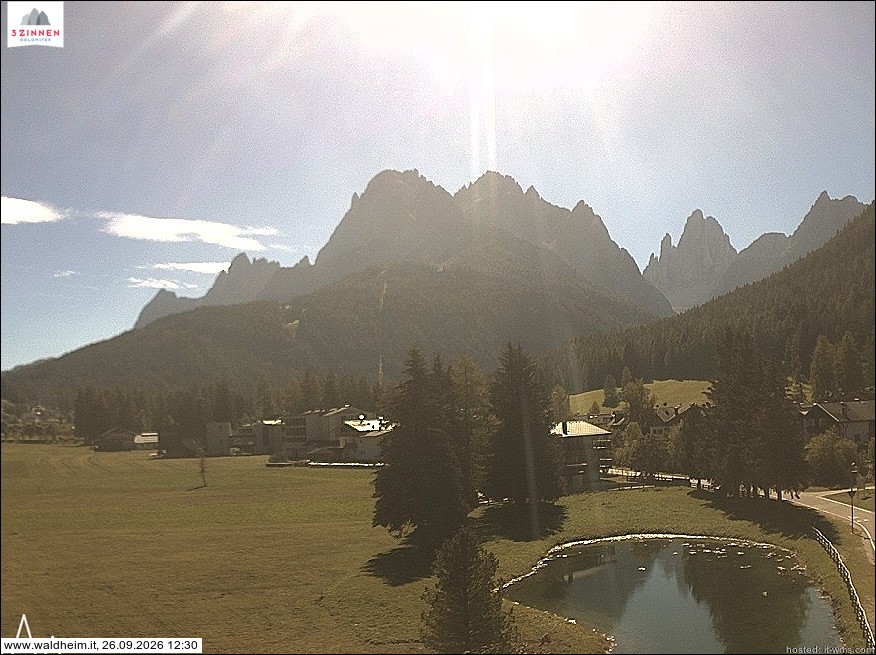 Archived image Webcam Waldheim (Sexten)