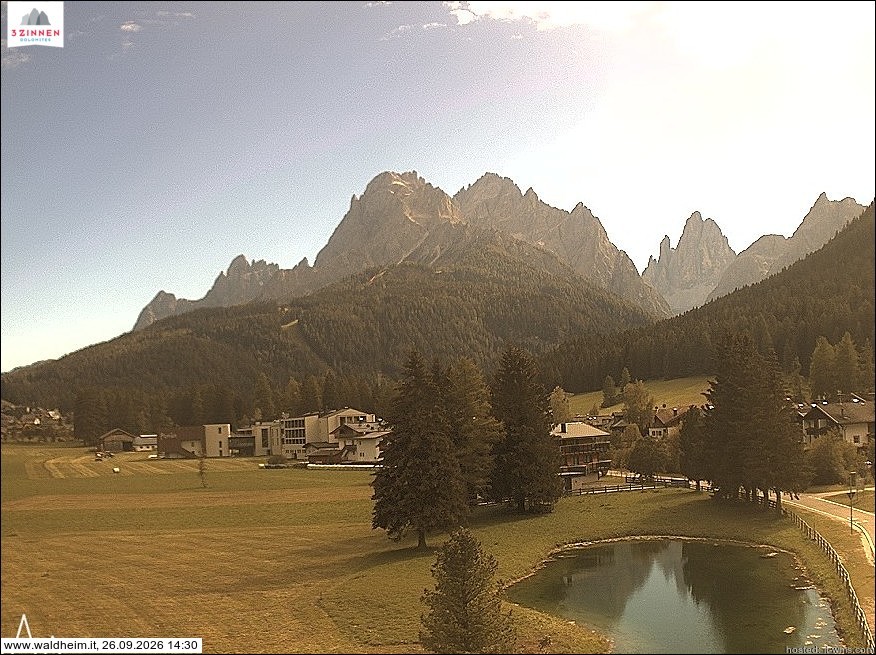 Archived image Webcam Waldheim (Sexten)