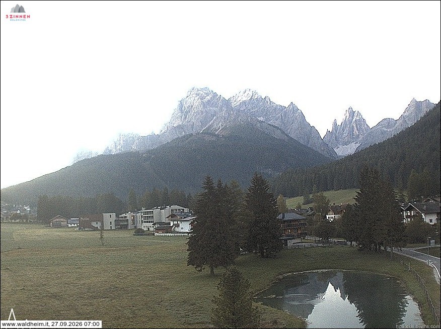 Archiv Foto Webcam Waldheim bei Sexten