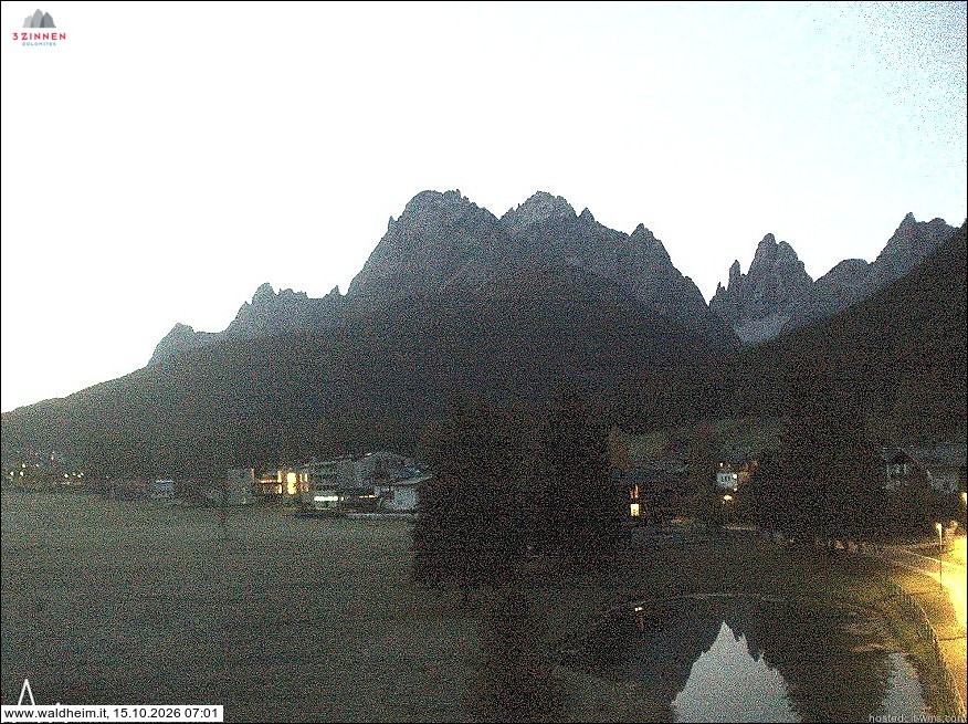 Archiv Foto Webcam Waldheim bei Sexten