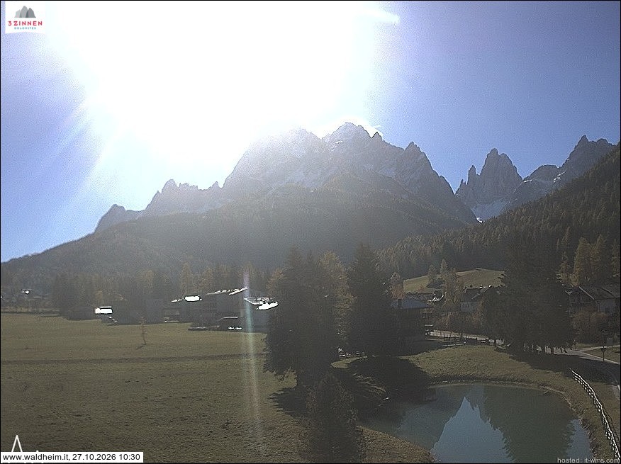 Archived image Webcam Waldheim (Sexten)