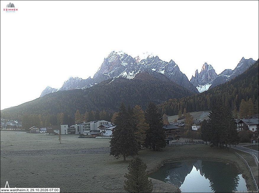 Archiv Foto Webcam Waldheim bei Sexten