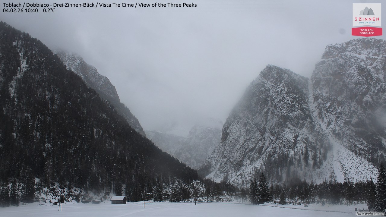 Archiv Foto Webcam Toblach (Drei Zinnen)