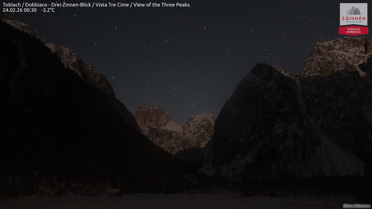 Archived image Webcam Toblach (Pustertal valley)