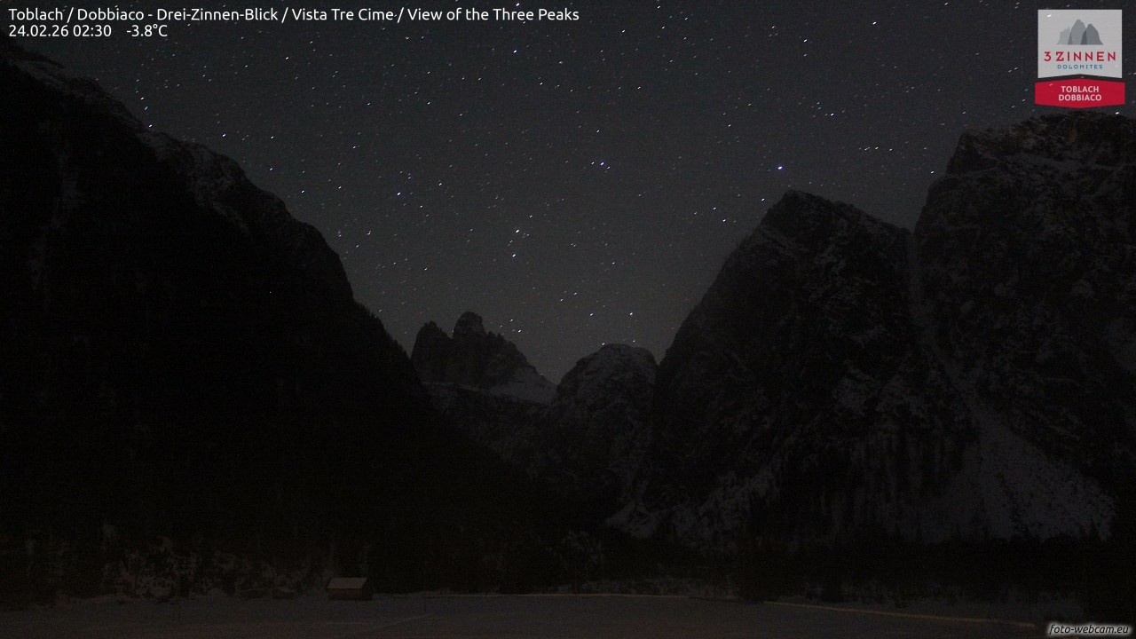 Archived image Webcam Toblach (Pustertal valley)