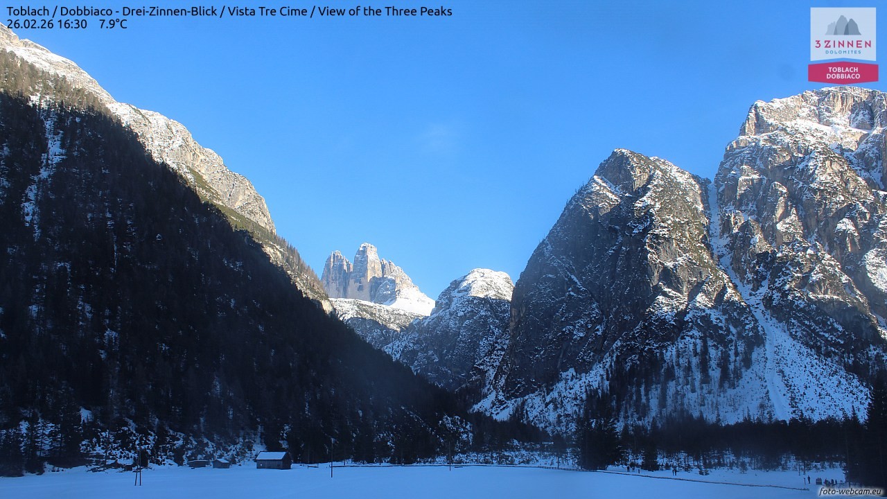 Archived image Webcam Toblach (Pustertal valley)