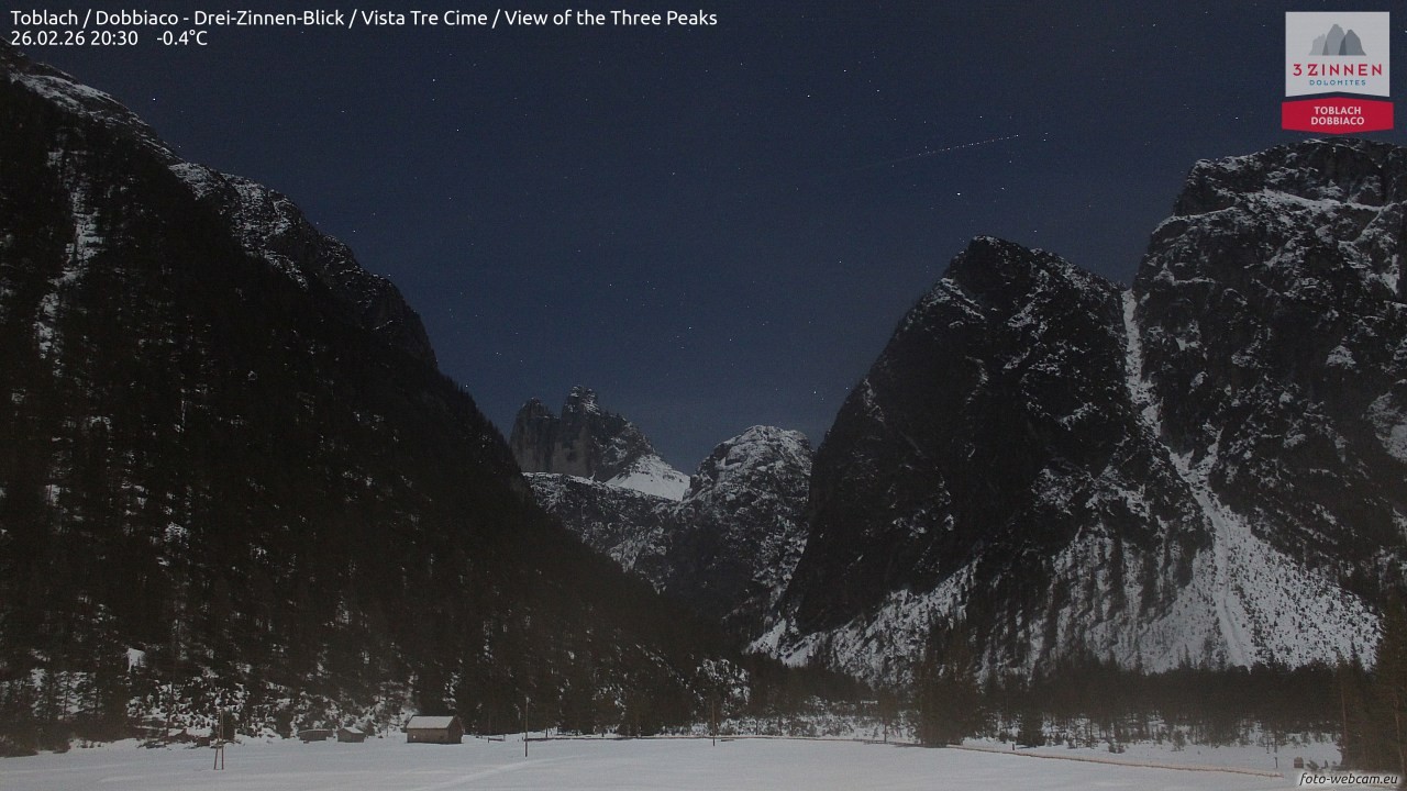 Archived image Webcam Toblach (Pustertal valley)