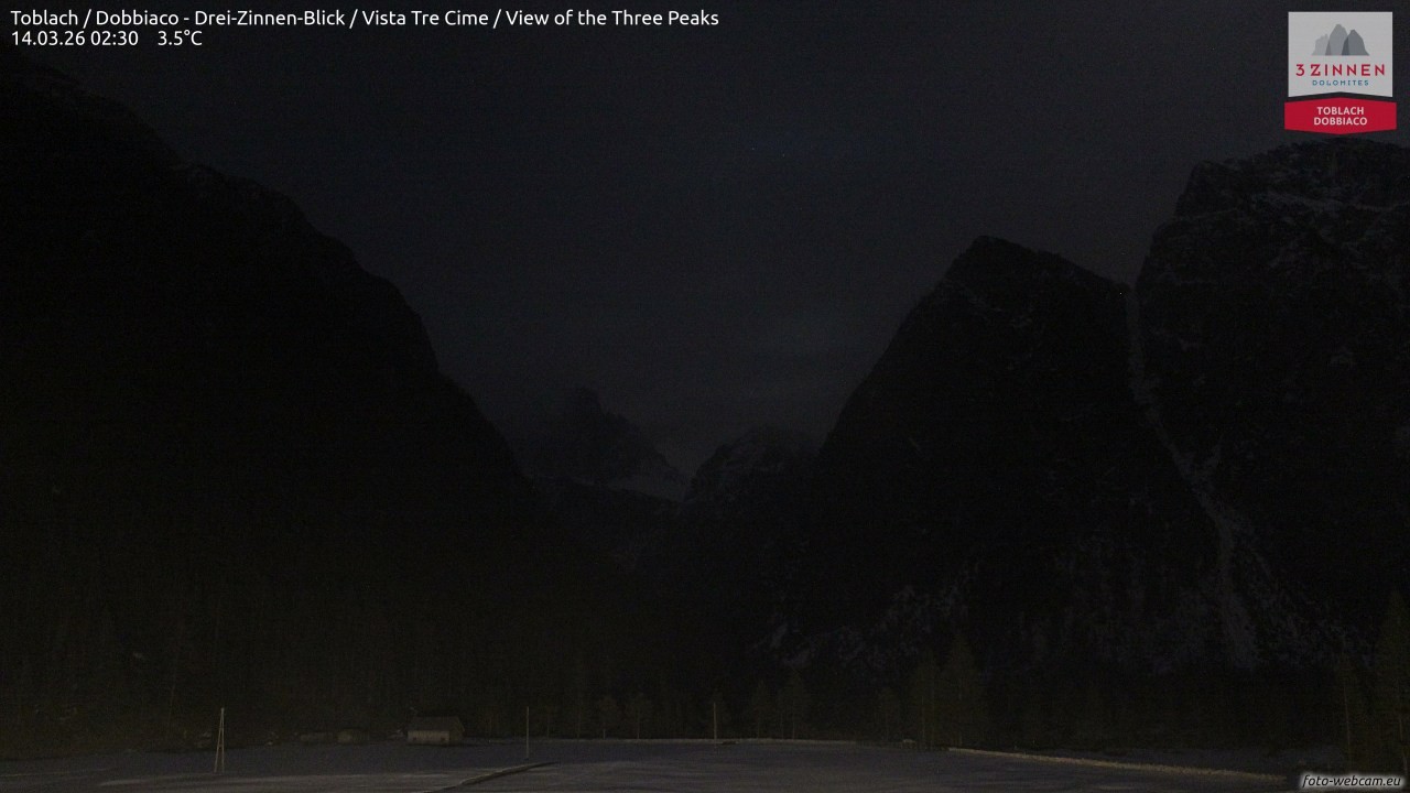 Archived image Webcam Toblach (Pustertal valley)