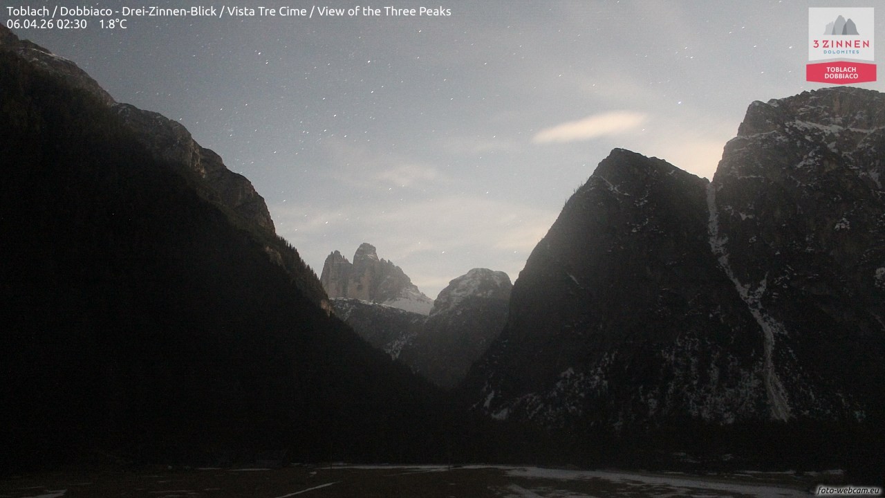 Archived image Webcam Toblach (Pustertal valley)