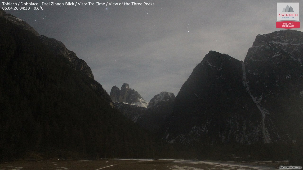 Archived image Webcam Toblach (Pustertal valley)