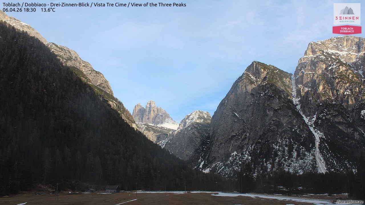 Archived image Webcam Toblach (Pustertal valley)