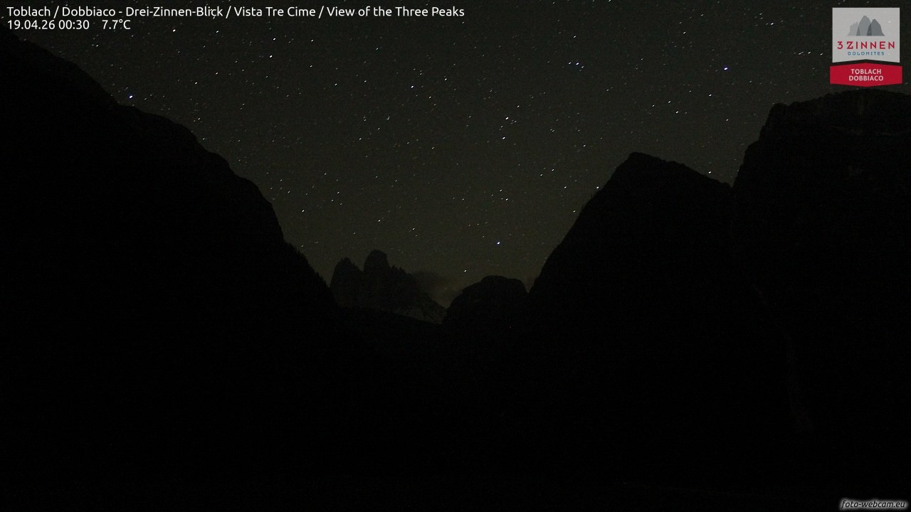 Archived image Webcam Toblach (Pustertal valley)