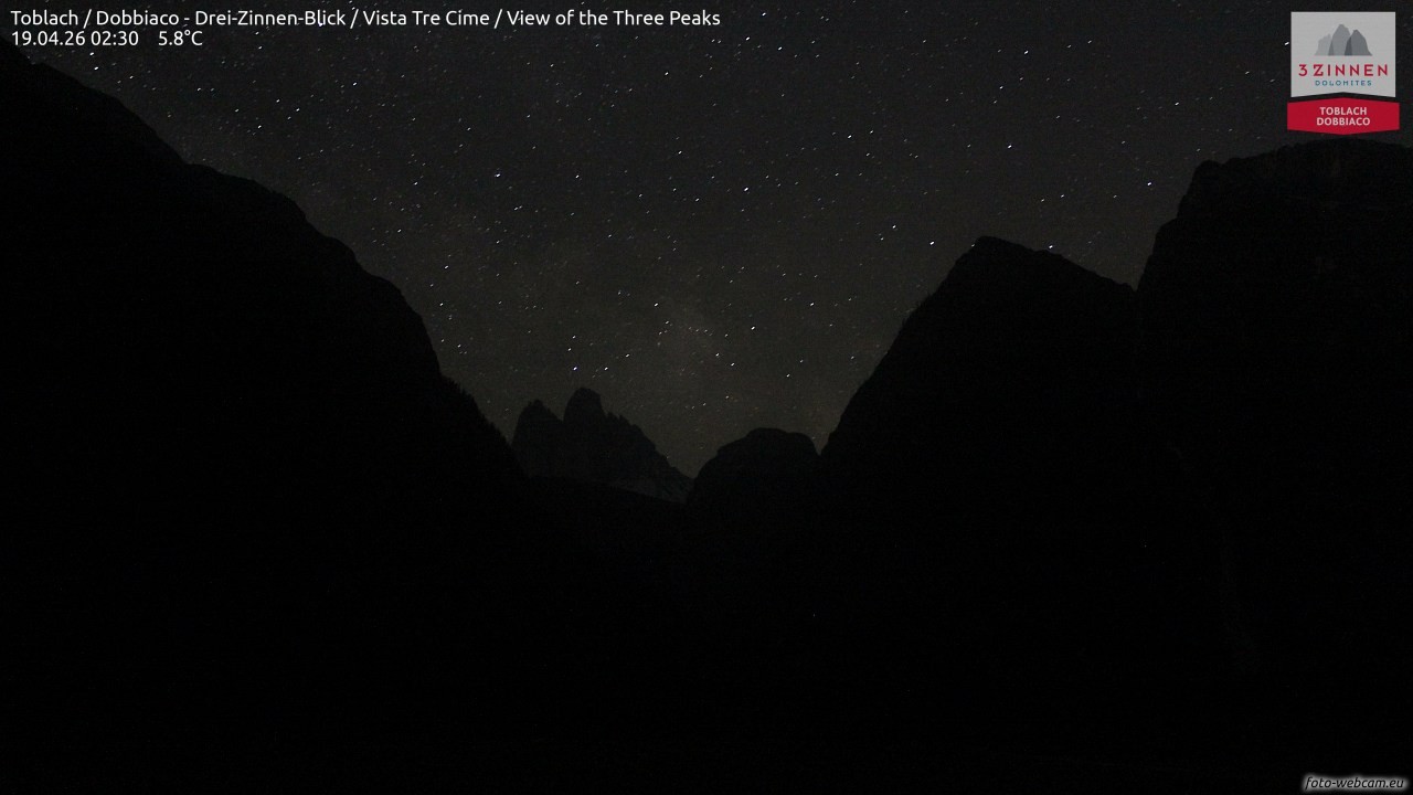 Archived image Webcam Toblach (Pustertal valley)