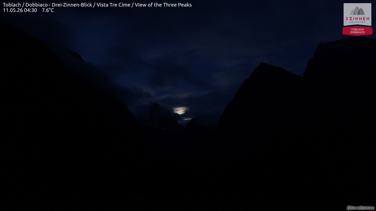 Archived image Webcam Toblach (Pustertal valley)