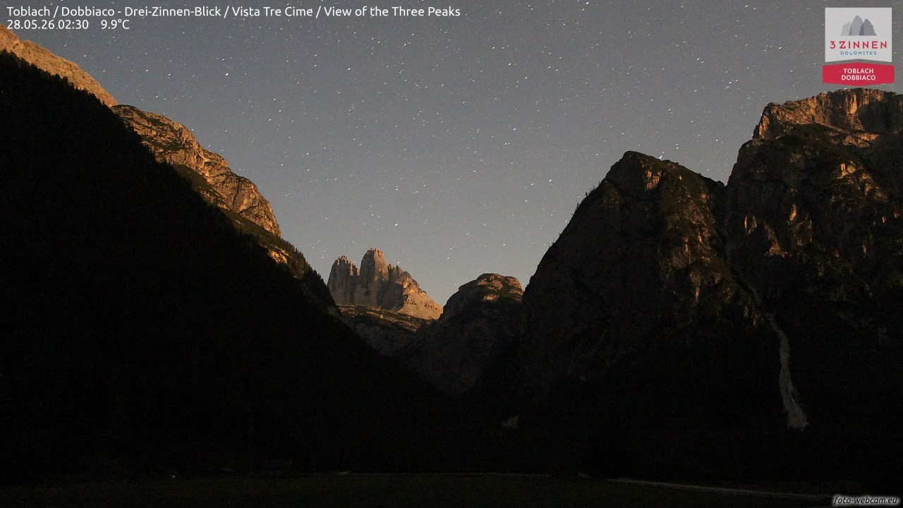 Archived image Webcam Toblach (Pustertal valley)