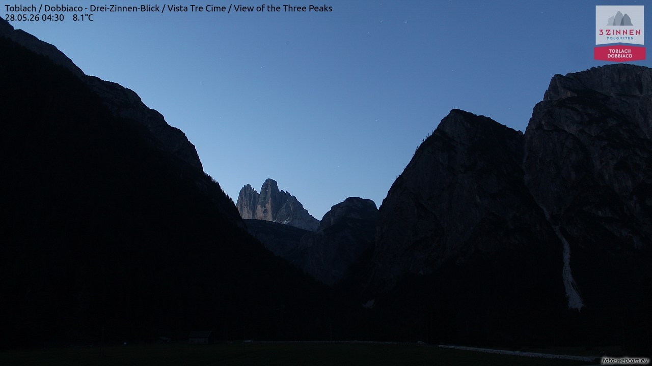 Archived image Webcam Toblach (Pustertal valley)