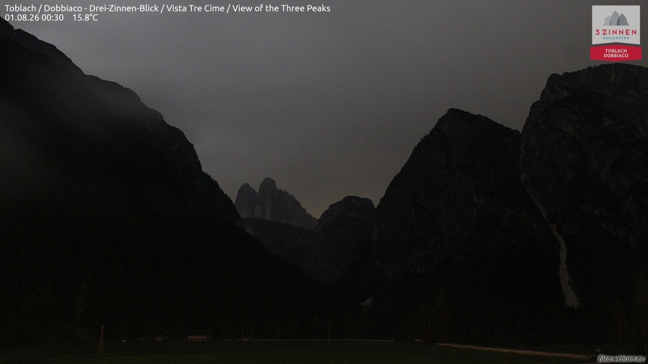 Archived image Webcam Toblach (Pustertal valley)