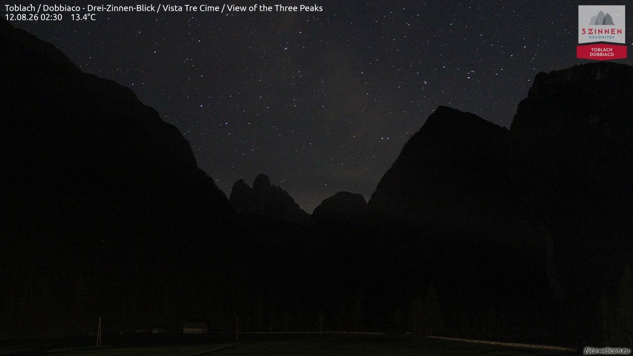 Archived image Webcam Toblach (Pustertal valley)