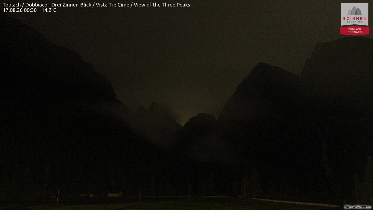 Archived image Webcam Toblach (Pustertal valley)