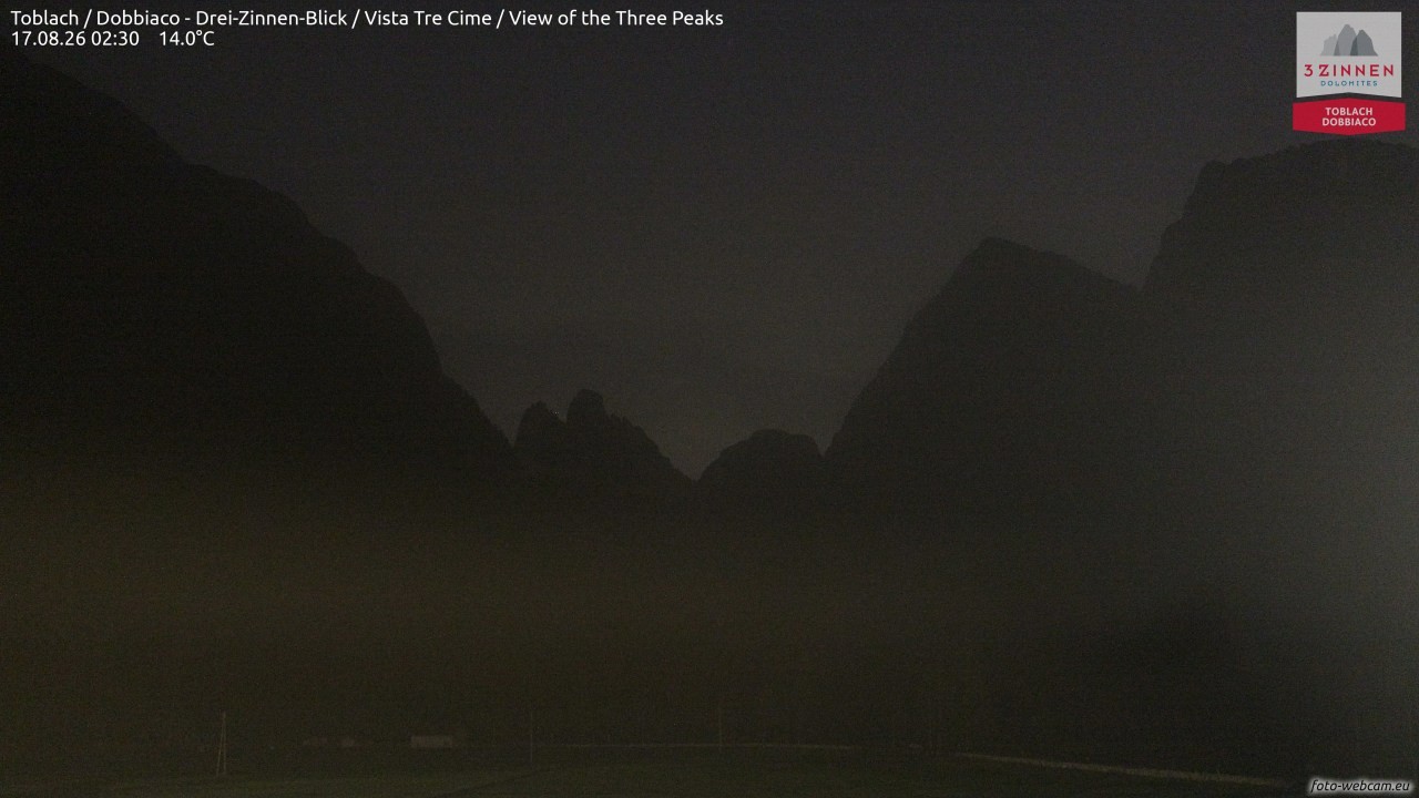 Archived image Webcam Toblach (Pustertal valley)