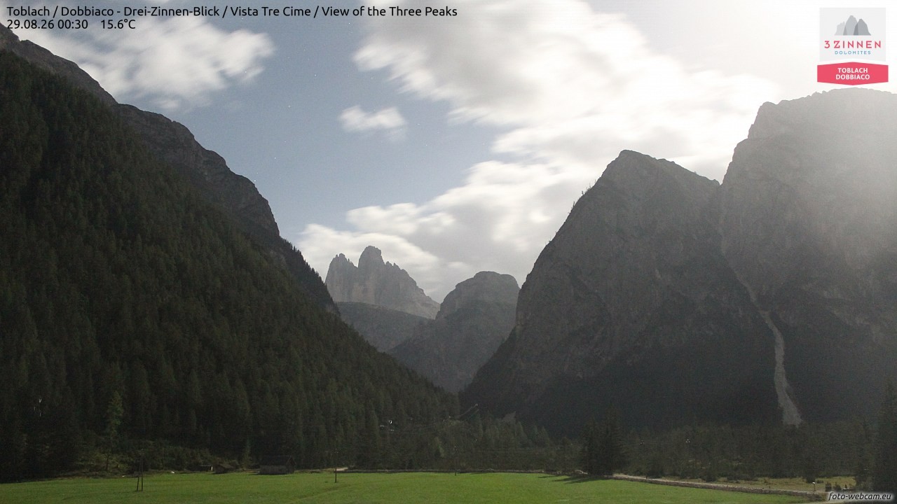 Archived image Webcam Toblach (Pustertal valley)