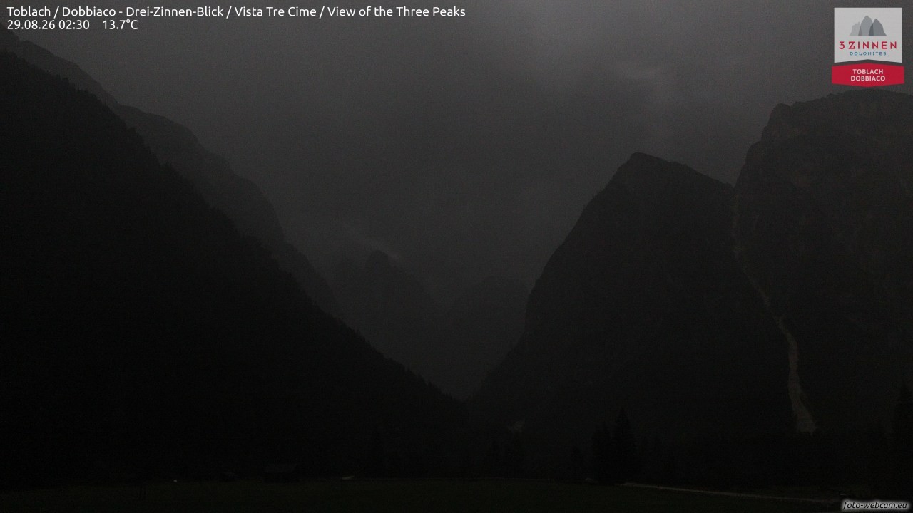 Archived image Webcam Toblach (Pustertal valley)