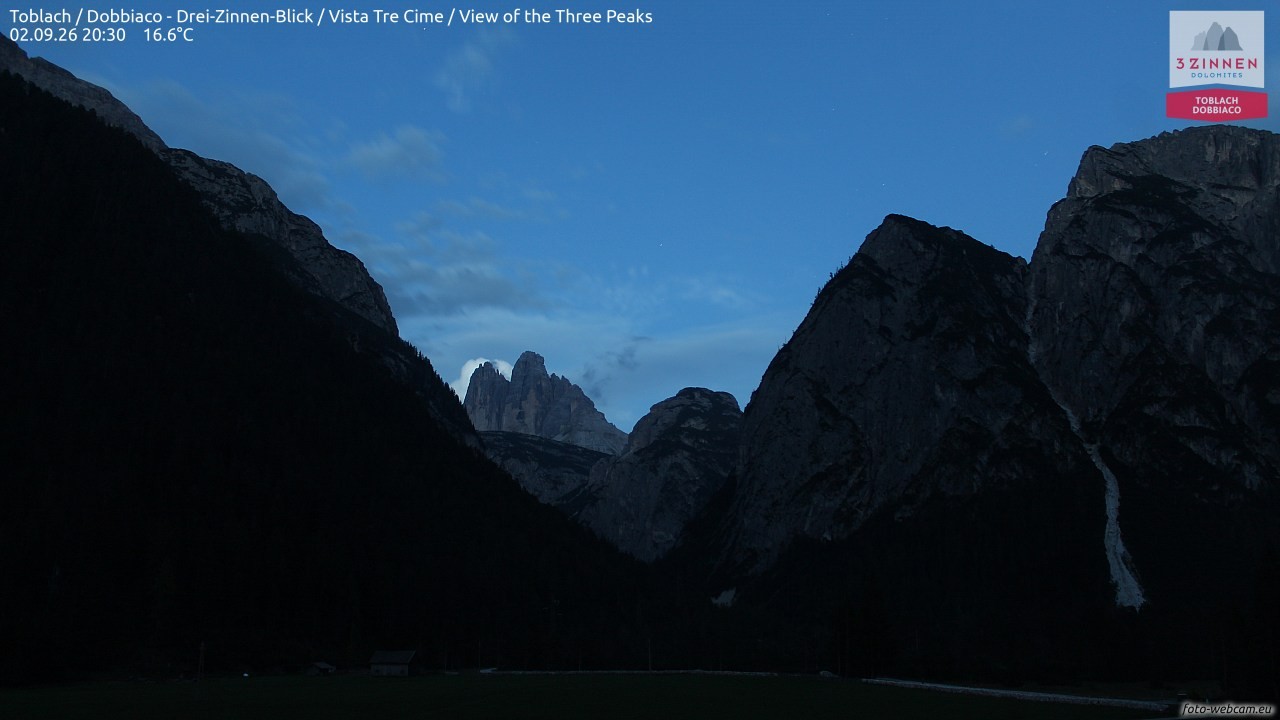 Archived image Webcam Toblach (Pustertal valley)