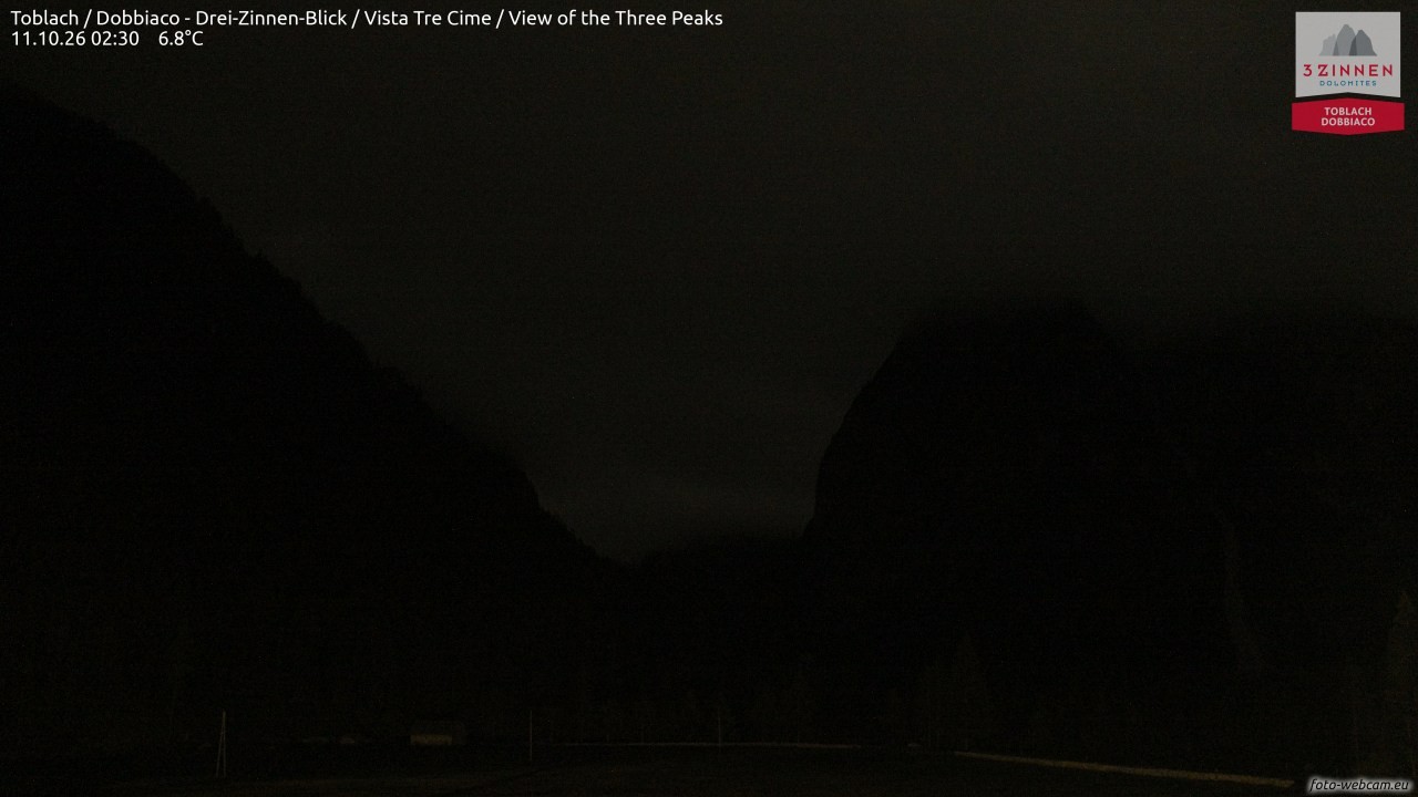 Archived image Webcam Toblach (Pustertal valley)