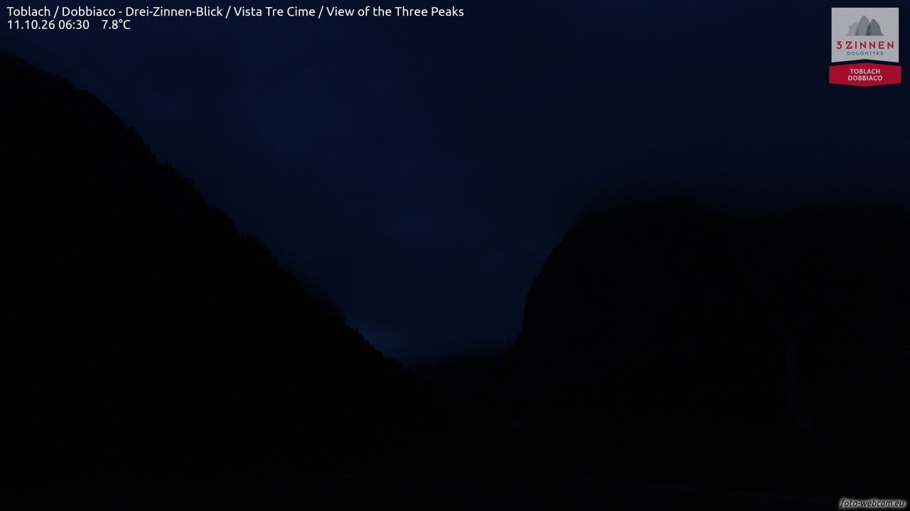 Archived image Webcam Toblach (Pustertal valley)