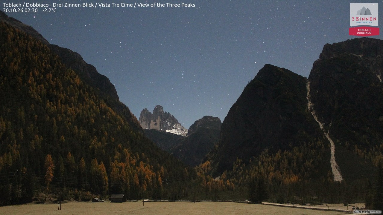 Archived image Webcam Toblach (Pustertal valley)