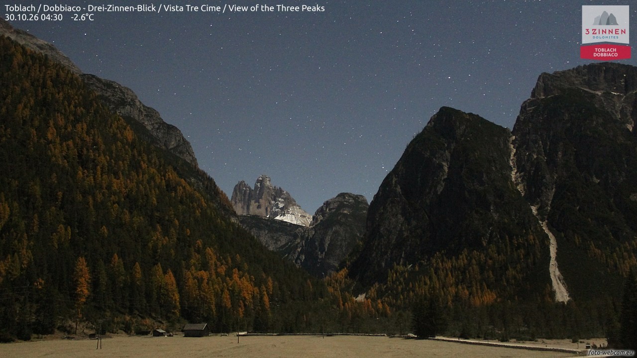 Archived image Webcam Toblach (Pustertal valley)