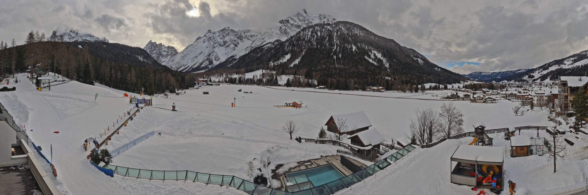 Archiv Foto Webcam Family Resort Rainer im Bergdorf Sexten