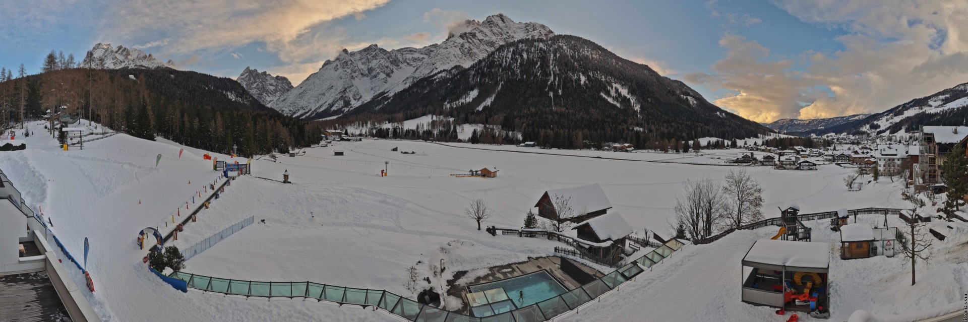 Archiv Foto Webcam Family Resort Rainer im Bergdorf Sexten