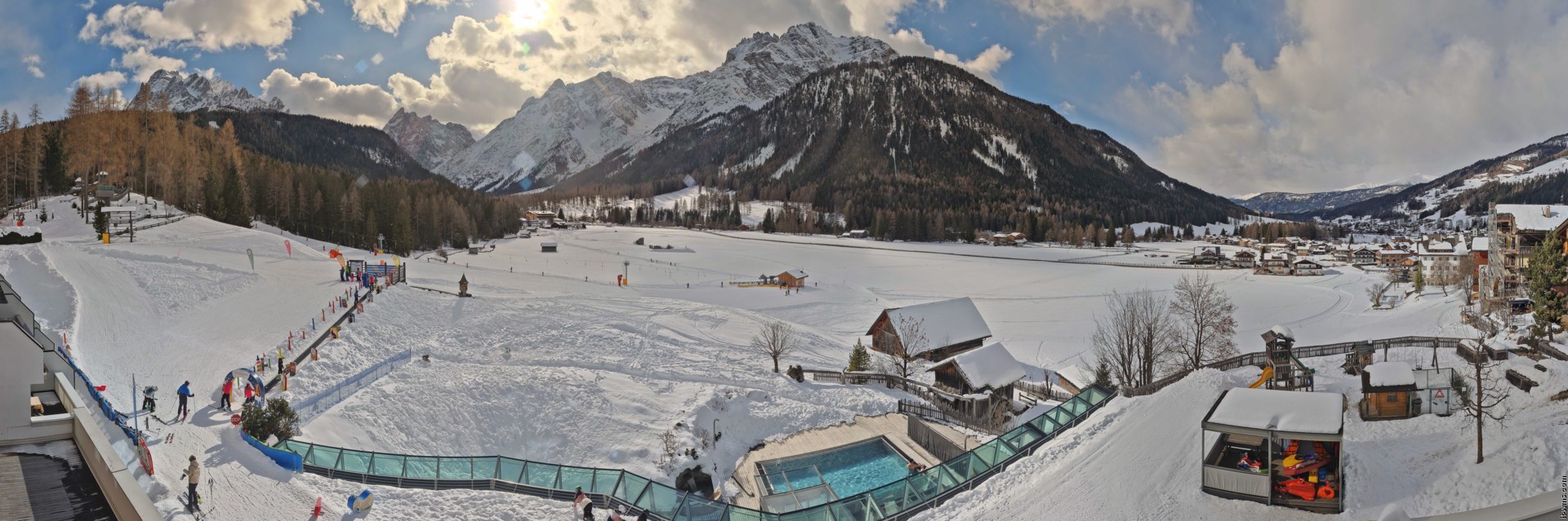 Archiv Foto Webcam Family Resort Rainer im Bergdorf Sexten