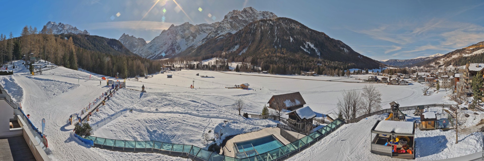 Archived image Webcam Family Resort Rainer, South Tyrol