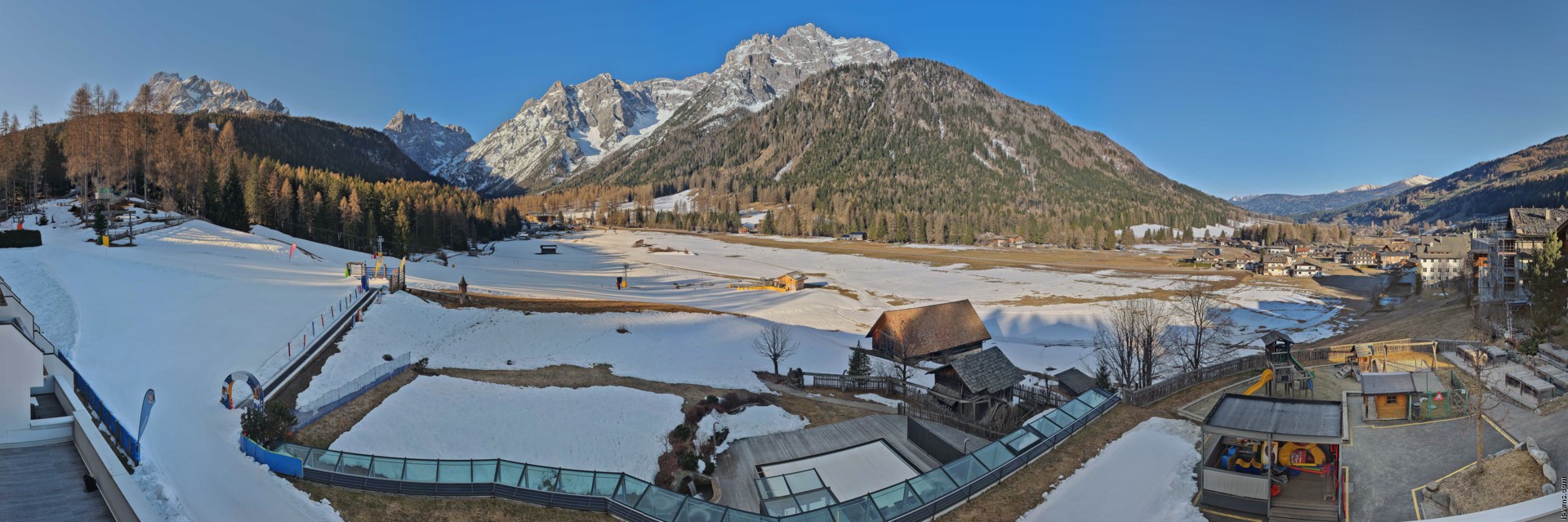 Archiv Foto Webcam Family Resort Rainer im Bergdorf Sexten