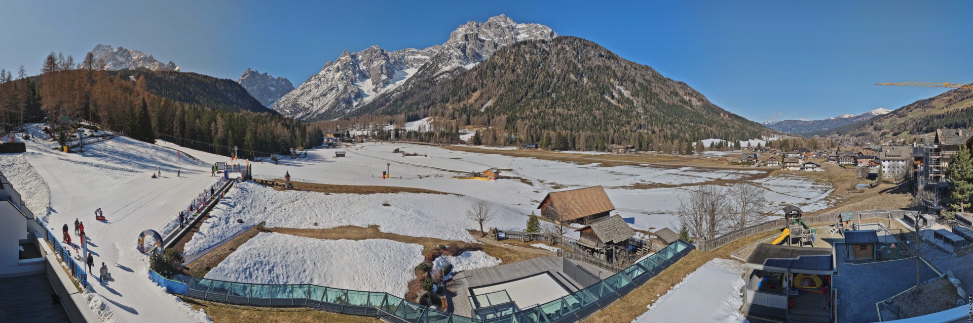 Archiv Foto Webcam Family Resort Rainer im Bergdorf Sexten