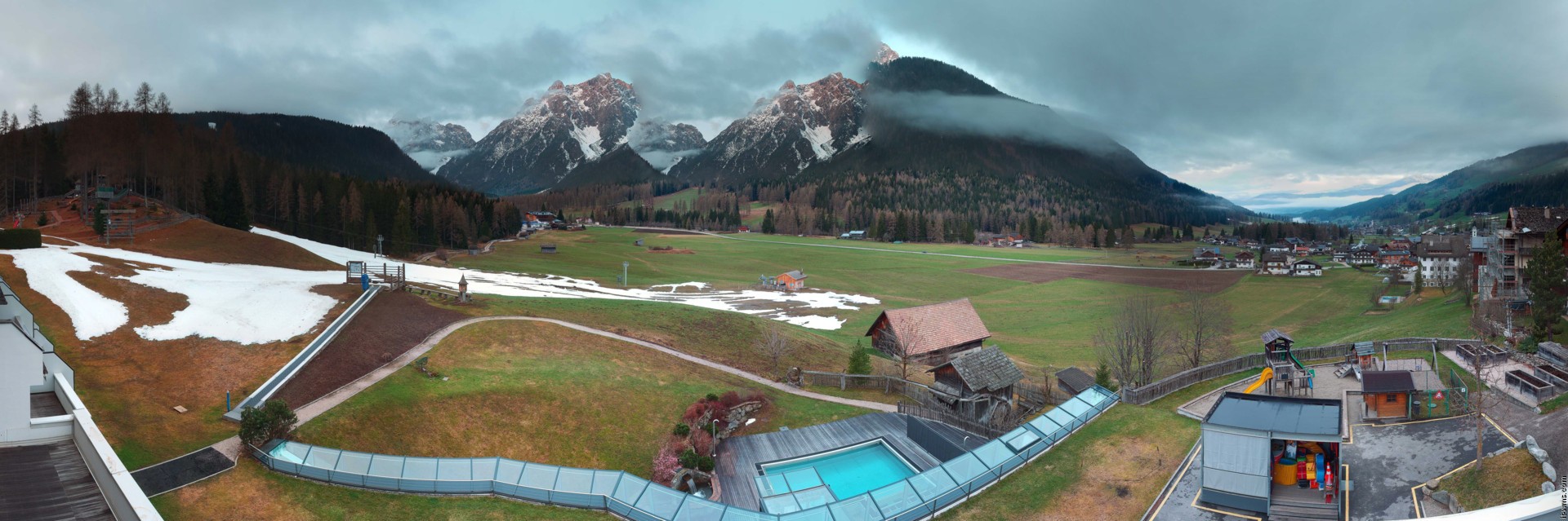 Archiv Foto Webcam Family Resort Rainer im Bergdorf Sexten