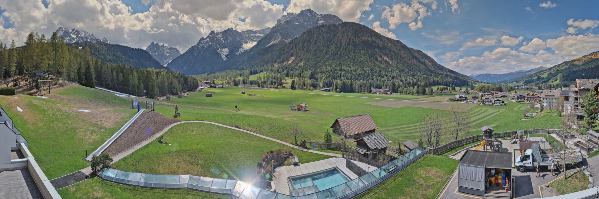 Archived image Webcam Family Resort Rainer, South Tyrol