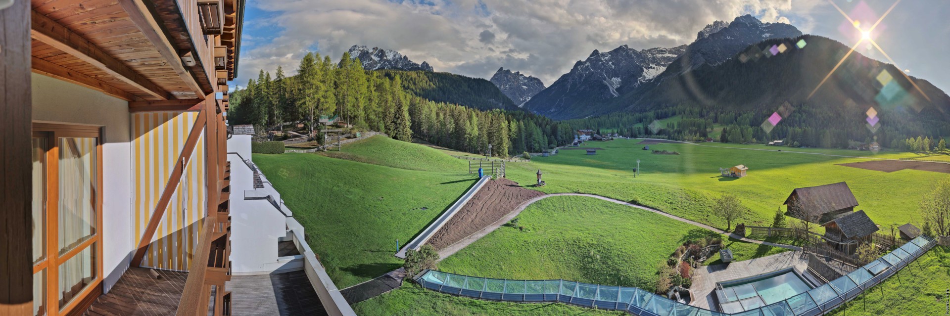 Archiv Foto Webcam Family Resort Rainer im Bergdorf Sexten