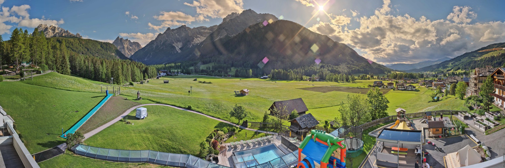 Archiv Foto Webcam Family Resort Rainer im Bergdorf Sexten