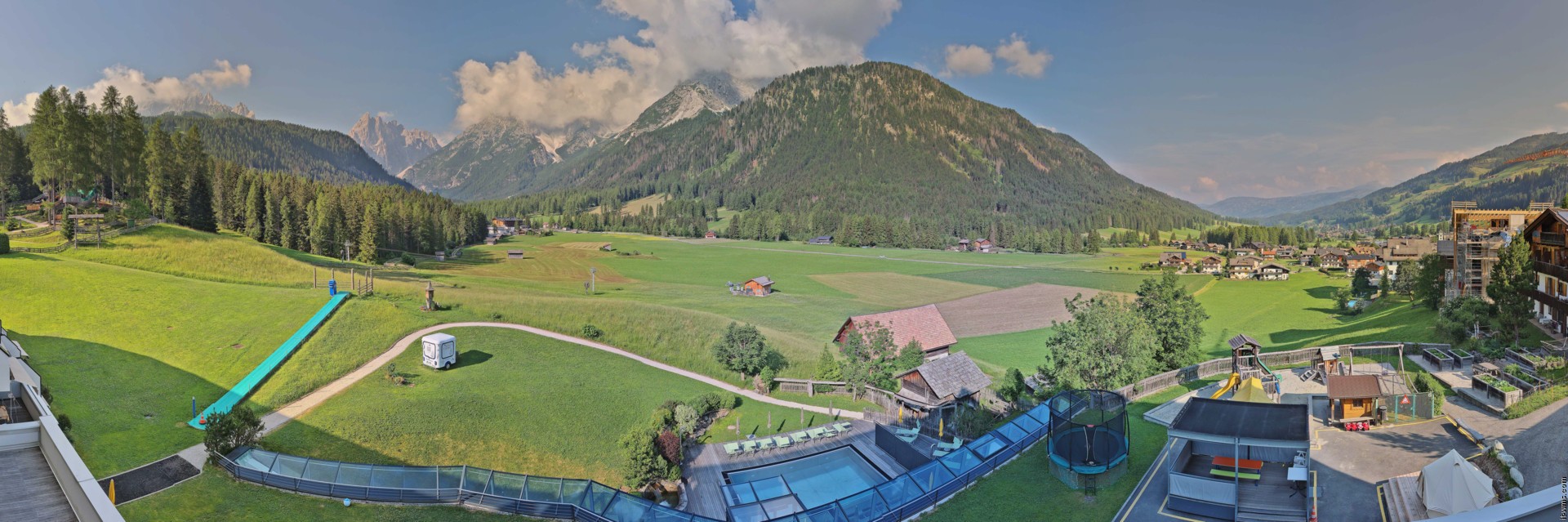 Archiv Foto Webcam Family Resort Rainer im Bergdorf Sexten