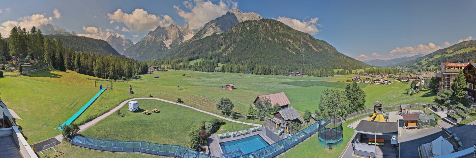 Archiv Foto Webcam Family Resort Rainer im Bergdorf Sexten