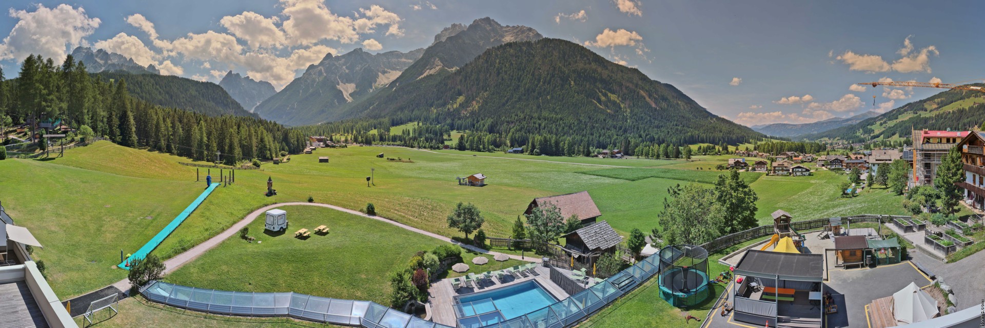 Archiv Foto Webcam Family Resort Rainer im Bergdorf Sexten