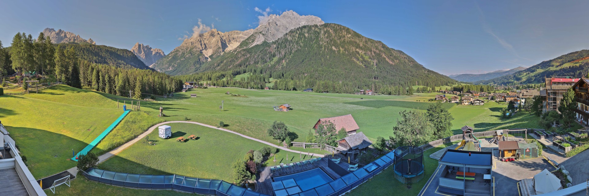 Archiv Foto Webcam Family Resort Rainer im Bergdorf Sexten